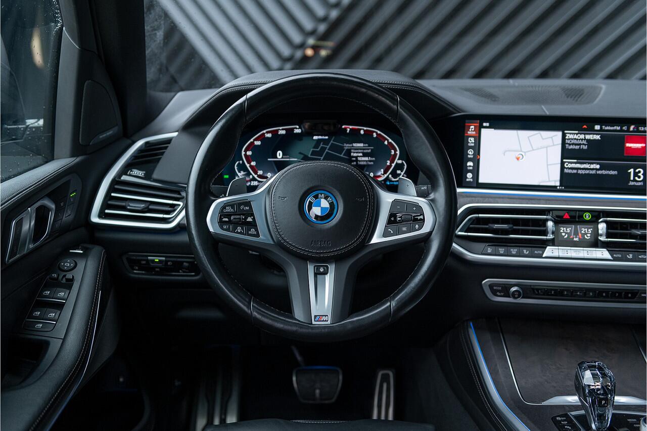 BMW X5 xDrive45e M-Sport ACC Pano Massage Mzetel Achteras.Skylounge Softcl. Kristal Sfeer