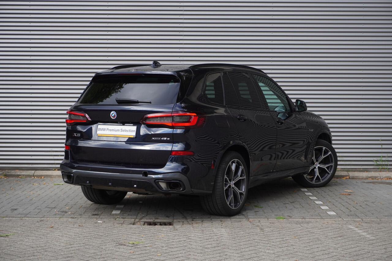 BMW X5 xDrive45e M Sportpakket | Driving Assistant Professional | Glazen panoramadak | Trekhaak met elektrisch wegklapbare kogel | HIFI System Harman Kardon | Head-Up Display | Stoelventilatie voor beide voorstoelen