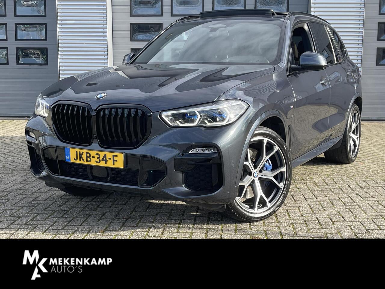 BMW X5 xDrive45e High Executive M Sport 21''/Softclose/Active Steering/Panoramadak Skylounge/Head-up/Led Laser/Harman Kardon/Dodehoek/360 camera/Luchtvering/Leder + massage + memory
