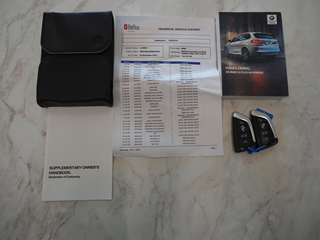 BMW X5 xDrive45e Full Black | Panoramadak | Luchtvering | Harman/Kardon | 360 | Keyless