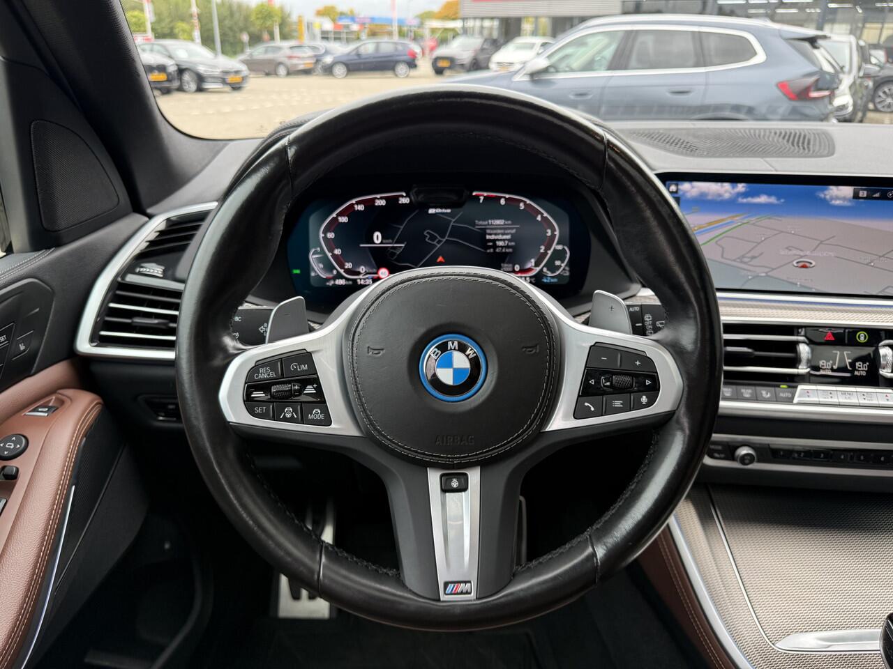 BMW X5 xDrive45e High Executive M Sport Laser Licht Trekhaak Panoramadak Comfortzetels 22 Inch 4WD Besturing ACC Head-Up Display Keyless Entry Stuurwielverwarming