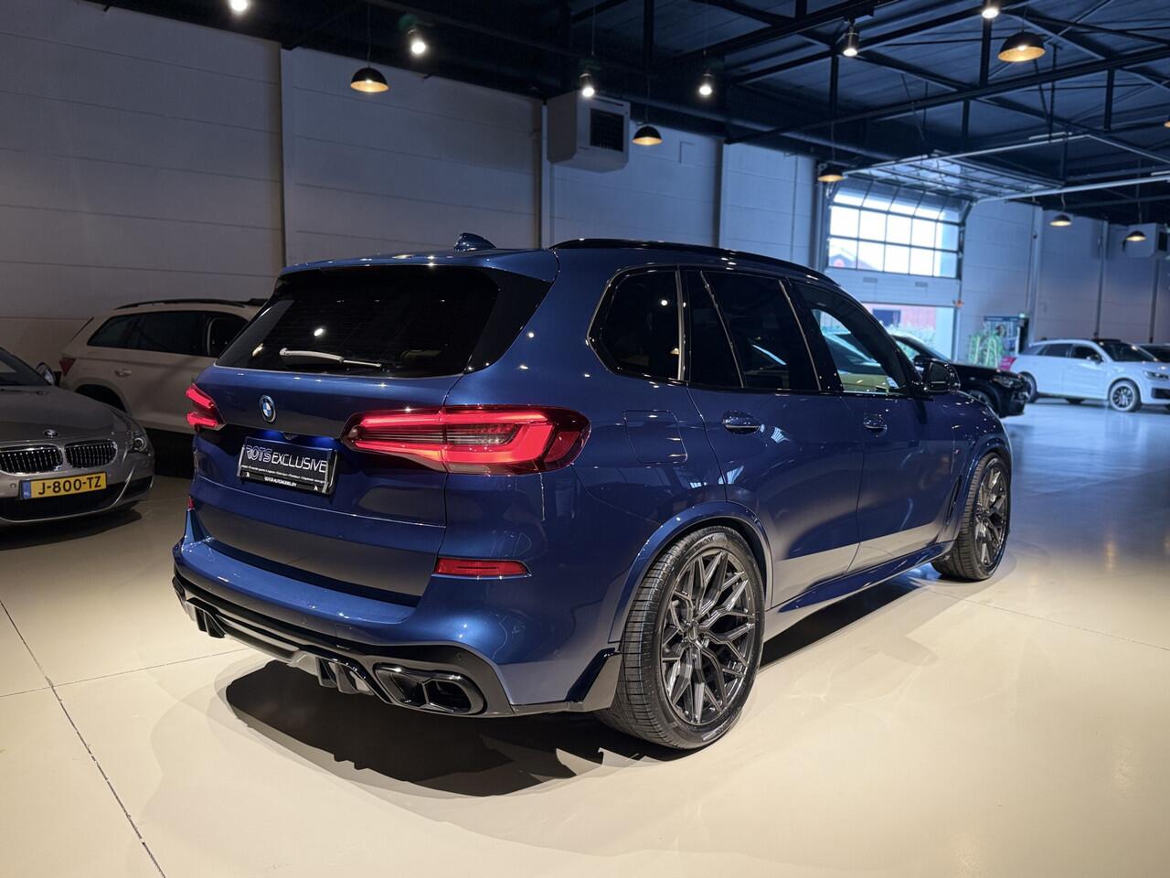 BMW X5 xDrive45e M-Pakket Panodak|LASER|3DCamera|Headup Blauw
