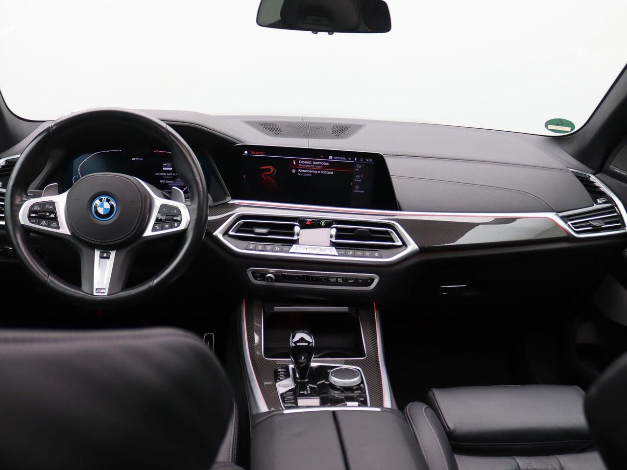 BMW X5 xDrive45e High Executive 394PK AUT8 M-Sport, Harman Kardon, Pano-Schuifdak, Luchtvering, Adaptieve Cruise Controle, Head-Up Display, Keyless, Memorystoelen, 360gr. Camera, 21" LM Velgen