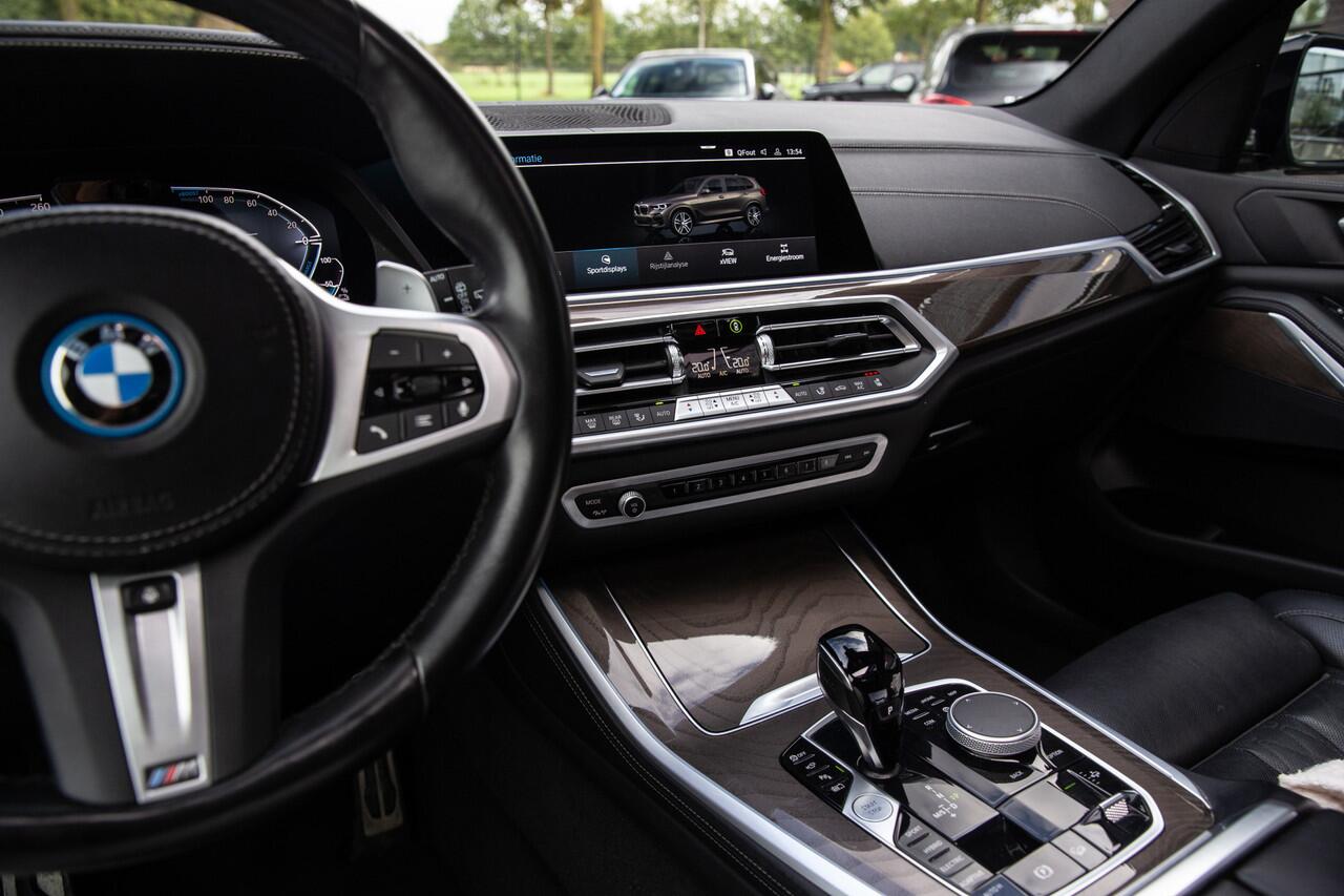 BMW X5 xDrive45e High Executive M-Sport , 4-wielsturing, Softclose, Skylounge, Dravitgrau,