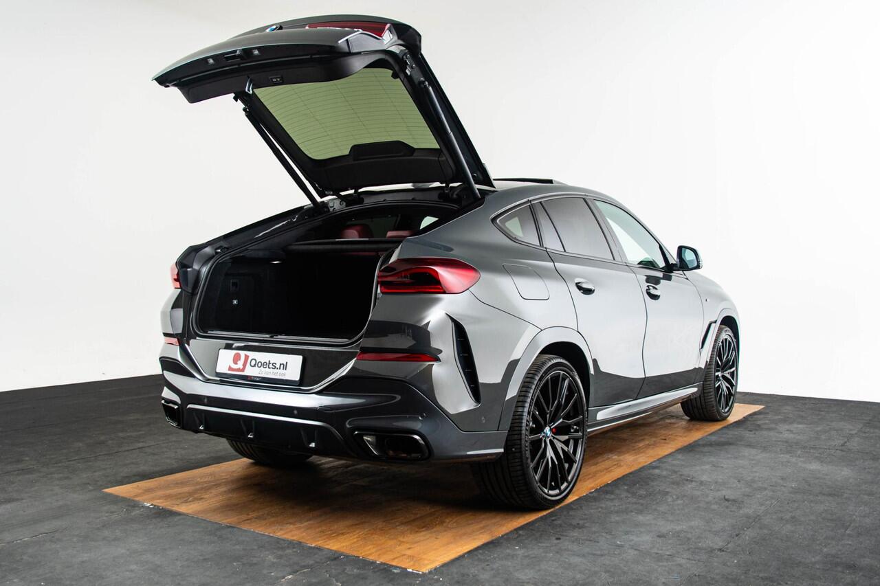 BMW X6 M50i High Executive Panoramadak - Comfortstoelen - CraftedClarity - Akoestische ramen - Comfort Access - Active Cruise Control - Head up - Harman Kardon - Entertainmentsysteem Professional - Zonnescherm achter -