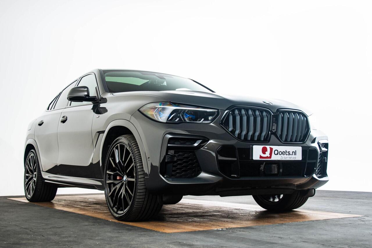 BMW X6 M50i High Executive Panoramadak - Comfortstoelen - CraftedClarity - Akoestische ramen - Comfort Access - Active Cruise Control - Head up - Harman Kardon - Entertainmentsysteem Professional - Zonnescherm achter -
