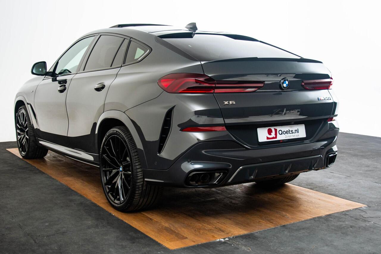BMW X6 M50i High Executive Panoramadak - Comfortstoelen - CraftedClarity - Akoestische ramen - Comfort Access - Active Cruise Control - Head up - Harman Kardon - Entertainmentsysteem Professional - Zonnescherm achter -