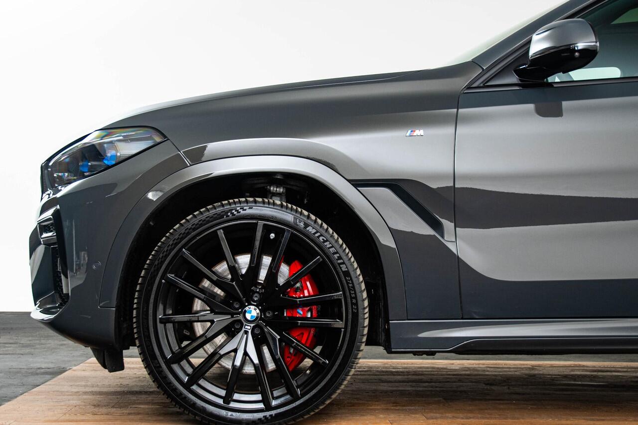 BMW X6 M50i High Executive Panoramadak - Comfortstoelen - CraftedClarity - Akoestische ramen - Comfort Access - Active Cruise Control - Head up - Harman Kardon - Entertainmentsysteem Professional - Zonnescherm achter -