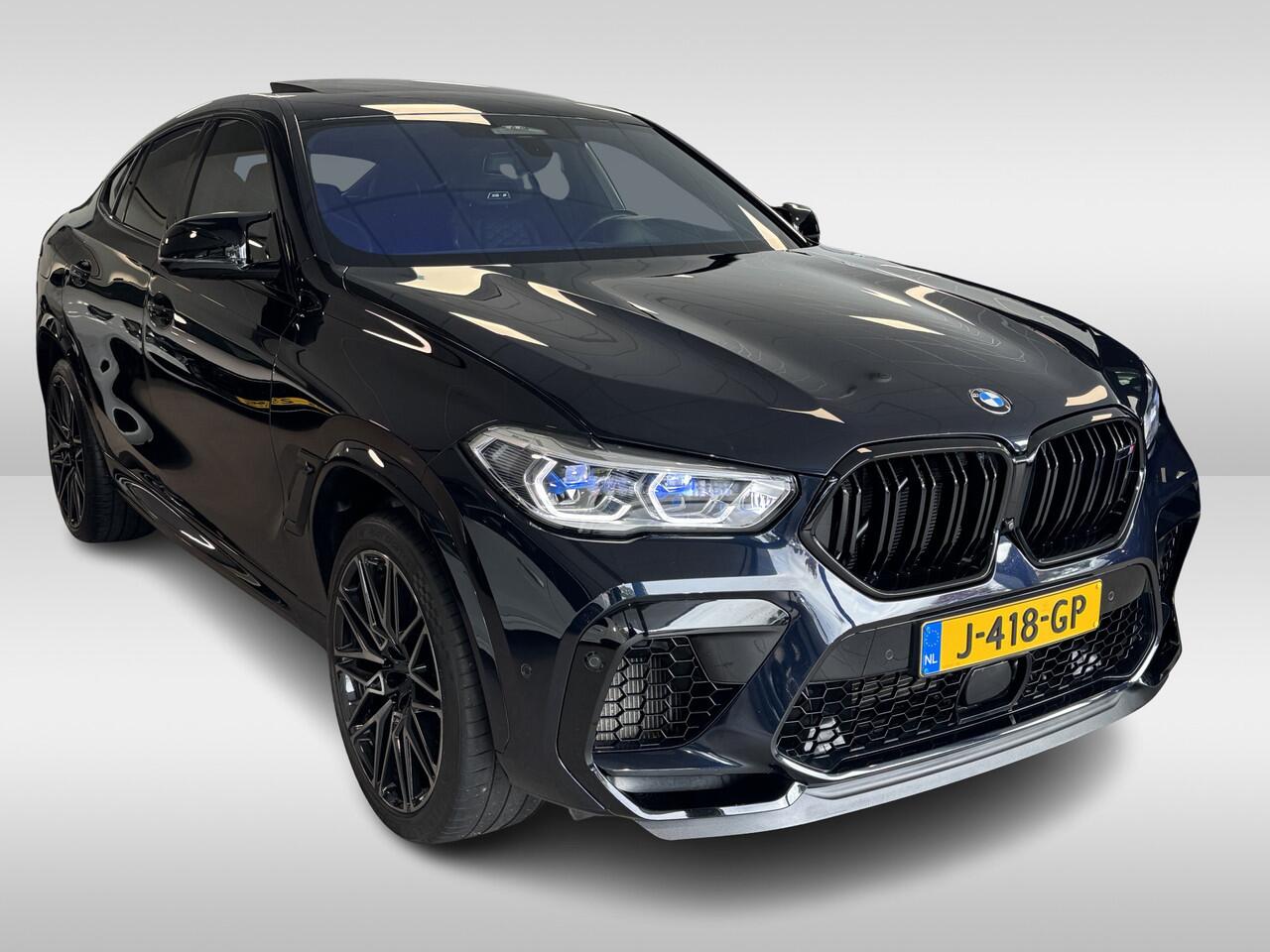 BMW X6 M Competition / Trekhaak / Panoramadak / 360Camera / Head-up / Rear Entertainment / Bowers & Wilkens / 22'' / Softclose / Intr.voorverwarming / Carbon intr. / Stoelventilatie / Stuur+Stoelverwarming / DAB