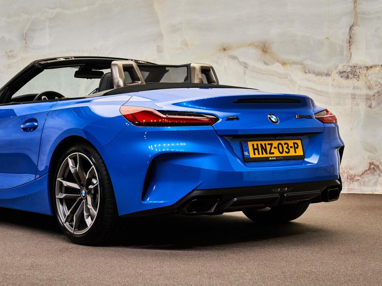 BMW Z4 Roadster M40i High Executive, 19", H/K, M stoelen, adap-LED, HUD, keyless, dealeroh