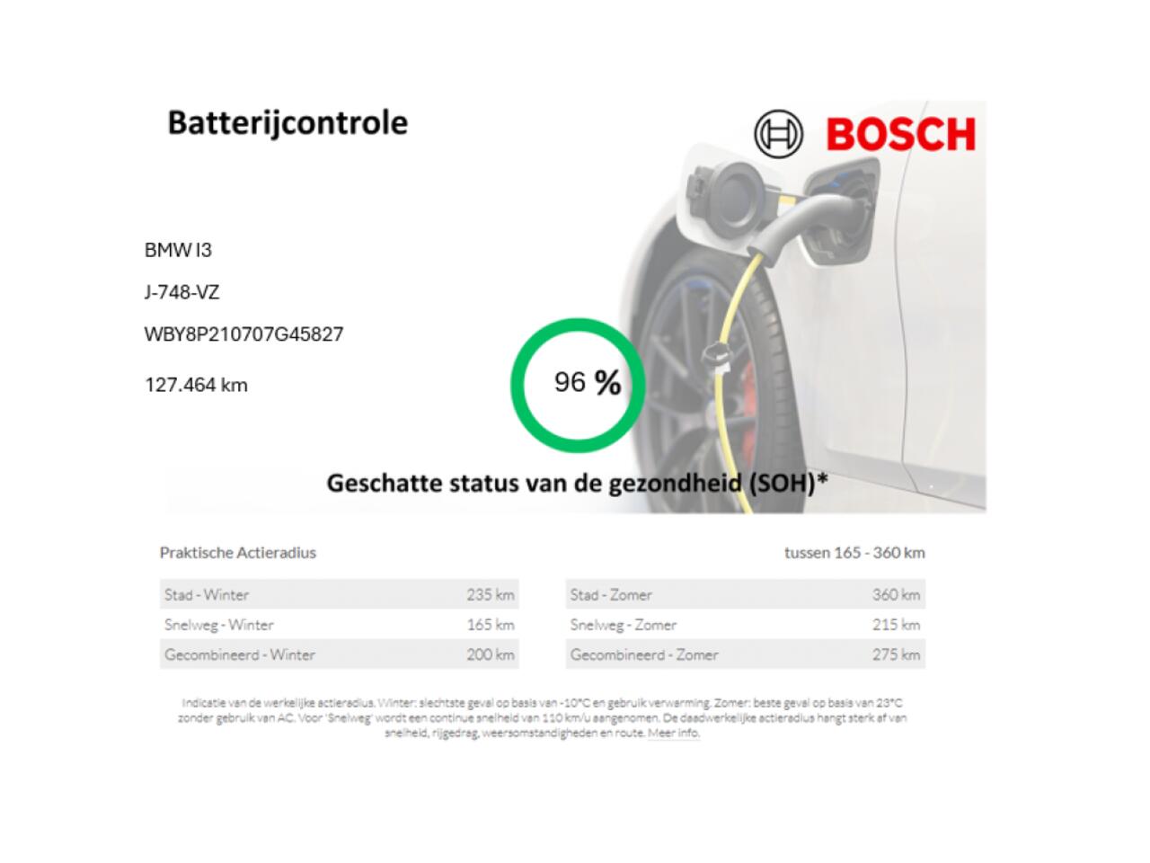 BMW i3 S 120Ah 42 kWh For The Oceans Edition - Navi, Camera, Cruise, Stoelverw. SOH 96%