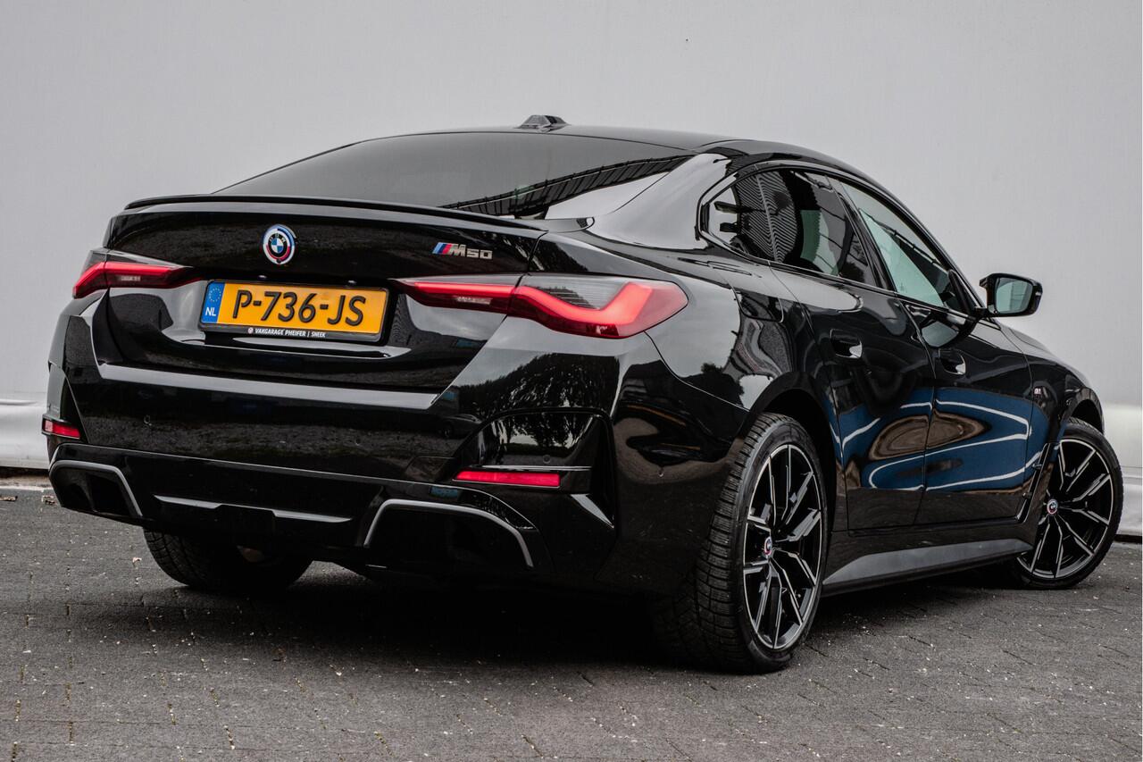 BMW i4 M50 544pk 84 kWh M-Sport/ Sportstoelen/ Elek. trekhaak/ Camera/ Sfeerverlichting/ Elek. achterklep/ Carplay