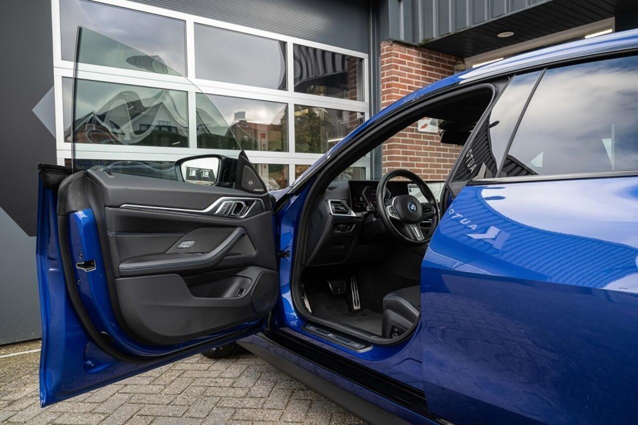 BMW i4 M50 High Executive 84 kWh | M Sport Pro | H/K | Laser | M Seats | Memory | ACC | 360° Camera | Trekhaak | 20' inch | SoH: 95,6% |