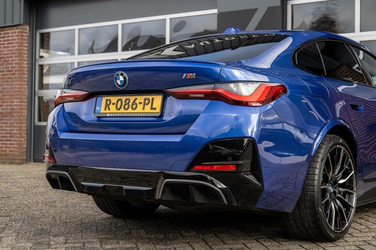 BMW i4 M50 High Executive 84 kWh | M Sport Pro | H/K | Laser | M Seats | Memory | ACC | 360° Camera | Trekhaak | 20' inch | SoH: 95,6% |