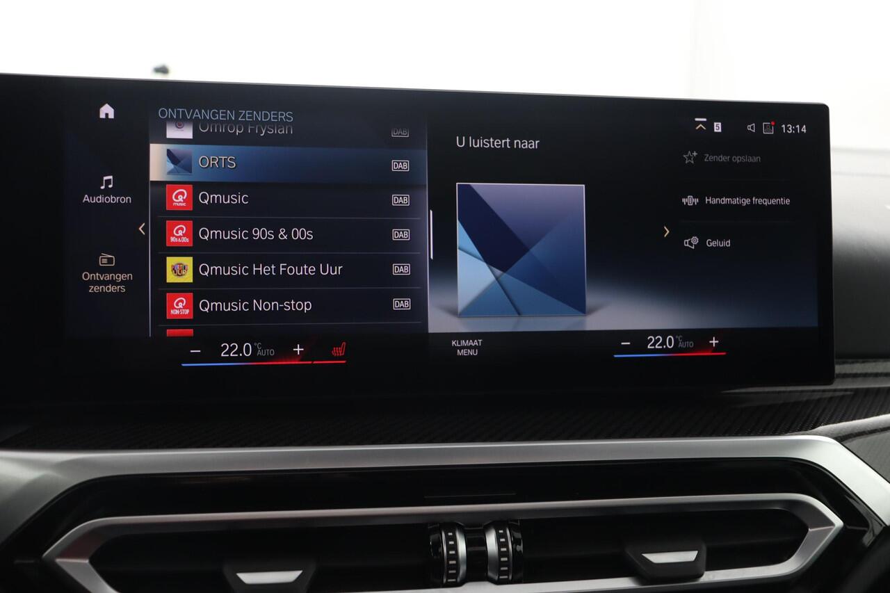 BMW i4 M50 High Executive 84 kWh | Schuif-/kanteldak | Adaptief M Onderstel | Comfort Access | Driving Assistant Professional | Stuur- en stoelverwarming | Laserlight | Carbon Interieur |