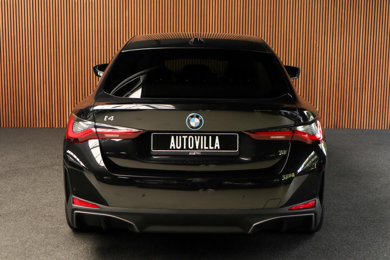 BMW i4 eDrive40 84 kWh M-pakket Navi Leer Elektr. achterklep 360° Camera Co-pilot Climate voor & achter Zwarte hemelbekleding PDC LM velgen BTW auto