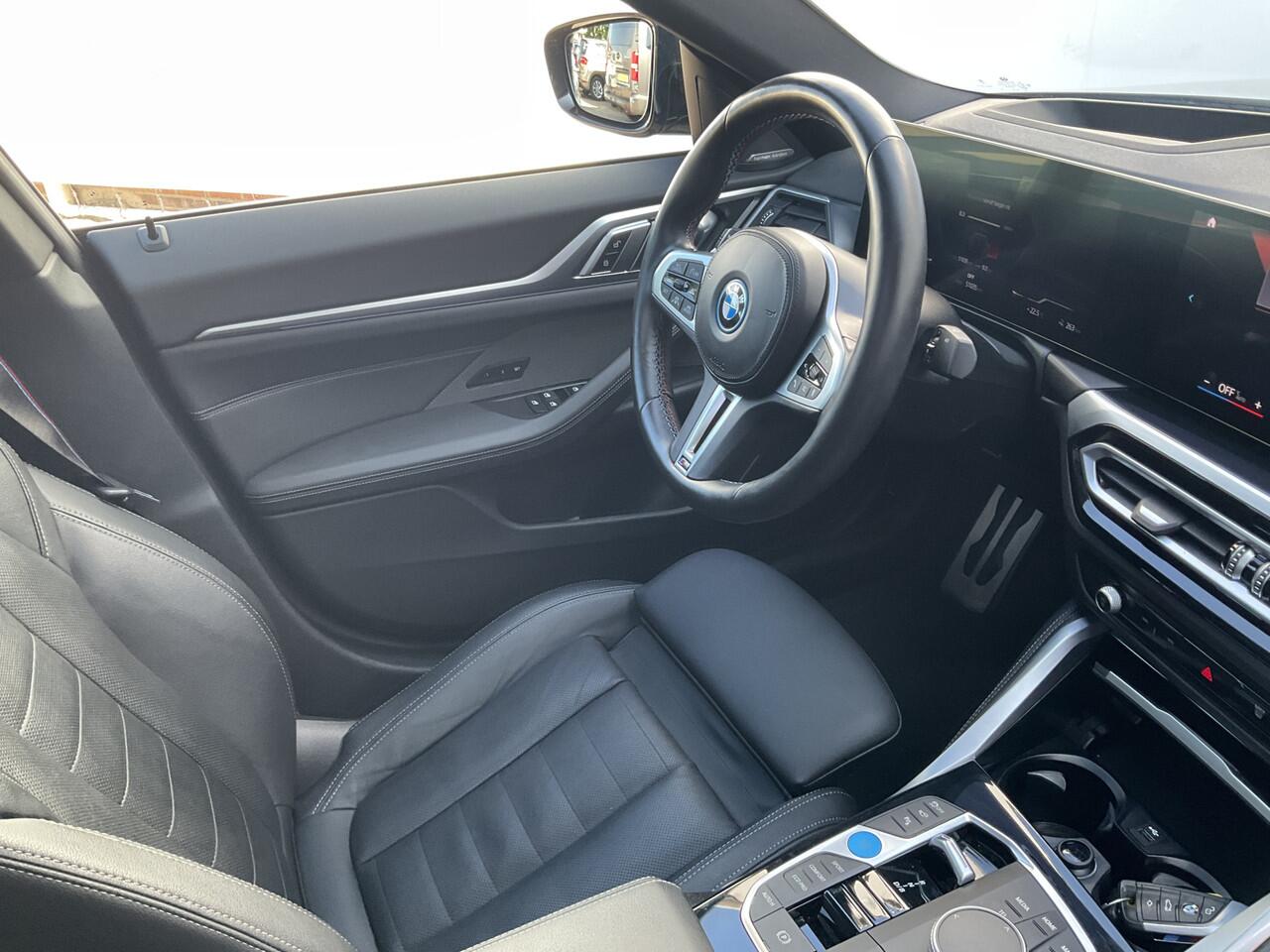 BMW i4 M50 M-Sport 84kWh 544PK Pano Laser HUD Harman/Kardon Elek.Trekhaak Leer BOMVOL!