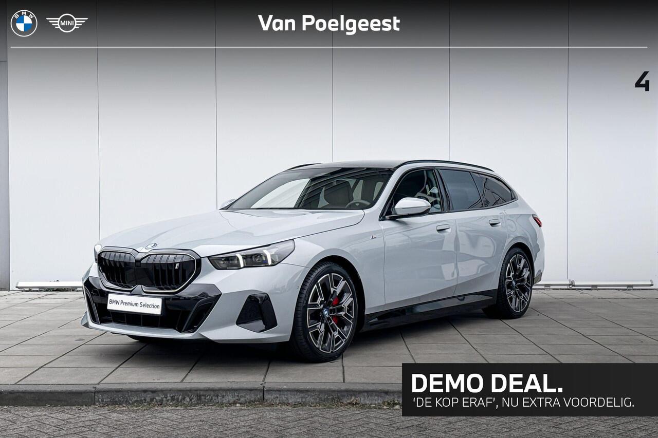 BMW i5 Touring eDrive40 M Sport Pro Glazen Dak / Harman Kardon / Comfortstoelen / Stoelventilatie / Iconic Glow / Getinte ramen / 20 Inch / Selections