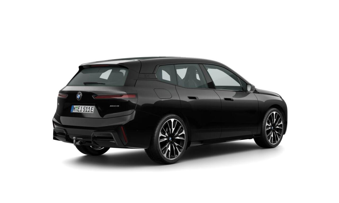 BMW iX xDrive45 | M-Sport Pro | 23'' | Luchtvering | Soft-Close | Panorama. | Driv. + Park. Prof. | Trekhaak | Stoelvent. | Head-Up | Harman/Kardon | Comf. Acc. | Warmte Comf. voor