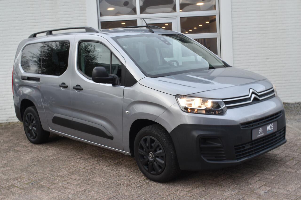 Citroen BERLINGO XL PureTech 110 | Dakrails | Navigatie via Carplay en| Android auto | Perkeerhulp | Airco | 7 Persoons | Cruise controle |