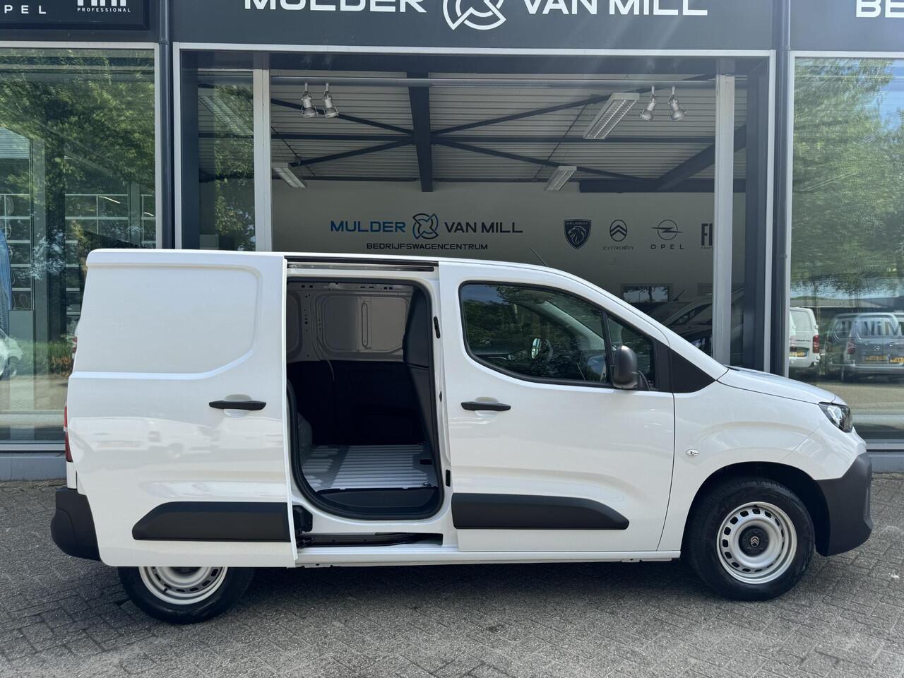 Citroen BERLINGO L1 1.5 BlueHDi 100pk | BPM vrij | Multimedia | Apple Carplay | Android Auto | Climate control | Keyless entry | Draadloze telefoonlader | Bluetooth | DAB+ radio | Achteruitrijcamera | Parkeersensoren achter | Airco | Cruise control | Reservewiel