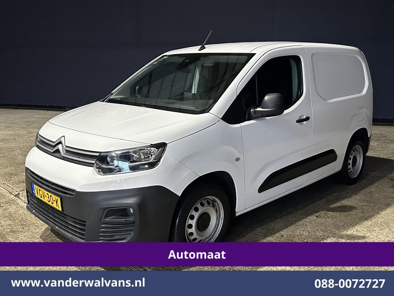 Citroen BERLINGO 1.5 BlueHDI 131pk Automaat L1H1 Euro6 Airco | 3-Zits | Apple Carplay | Android Auto Cruisecontrol, Parkeersensoren, Bijrijdersbank, Zijdeur
