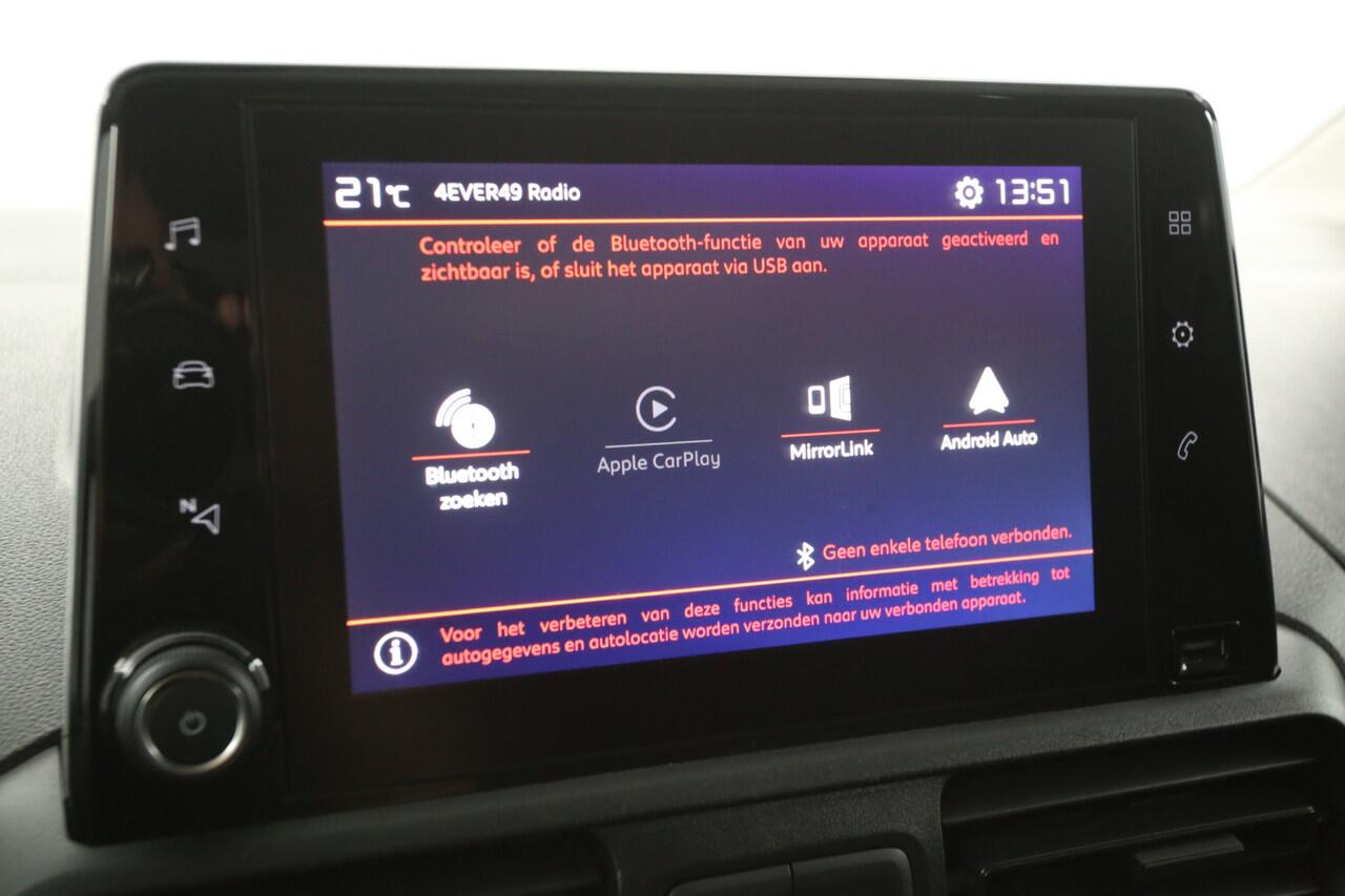 Citroen BERLINGO 1.5 BlueHDI 102PK | Airco | Cruise | Carplay | Elektrpakket | Schuifdeur