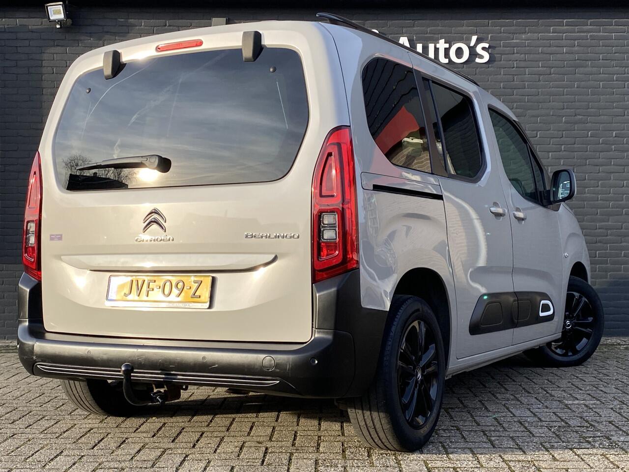 Citroen BERLINGO 1.2 PureTech 110 pk Shine | 1e eigenaar | navigatie | trekhaak | 5 persoons | apple carplay | + winterbanden