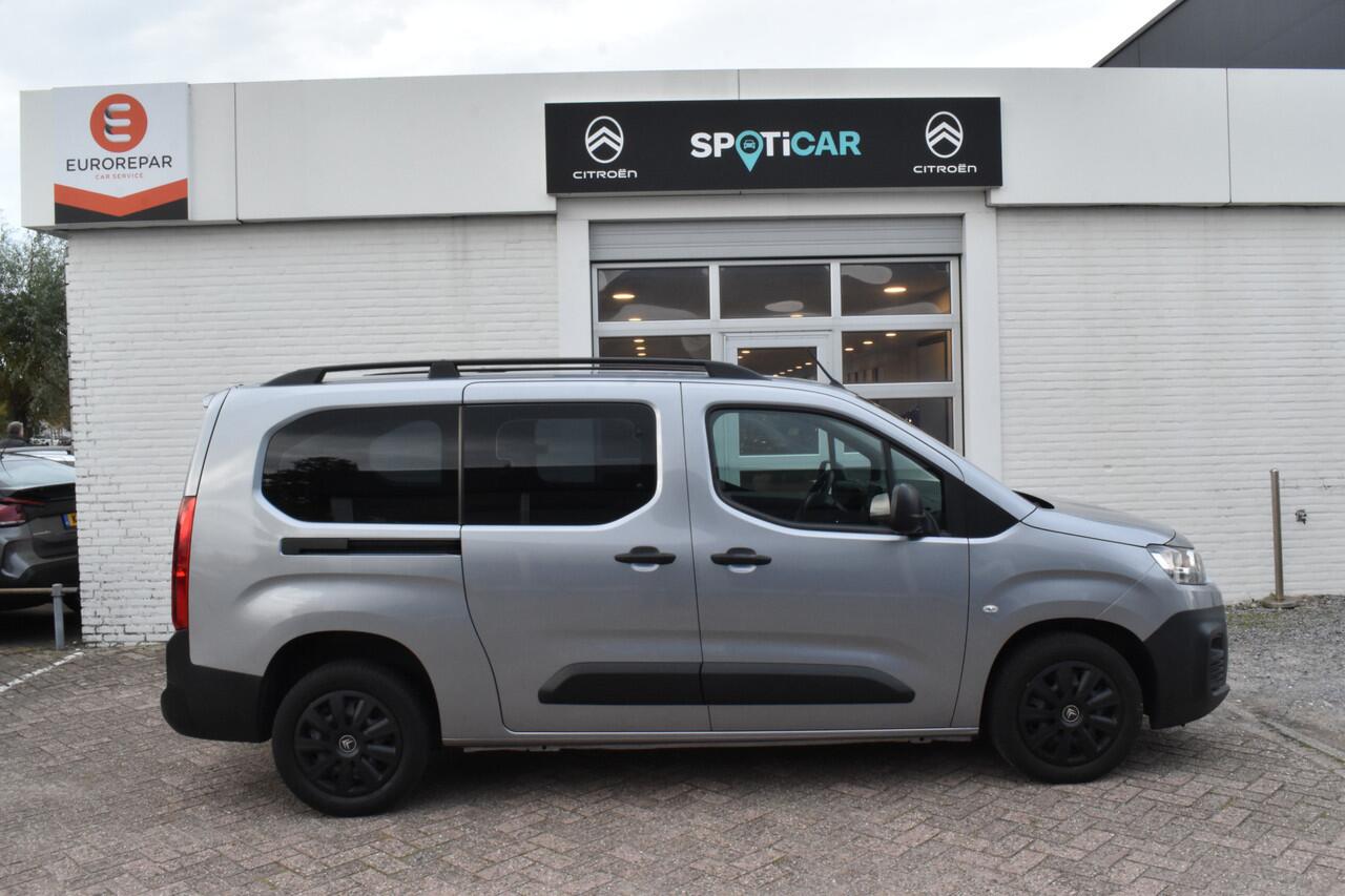 Citroen BERLINGO XL PureTech 110 | Dakrails | Navigatie via Carplay en| Android auto | Perkeerhulp | Airco | 7 Persoons | Cruise controle |
