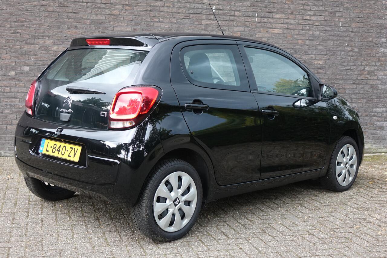 Citroen C1 1.0 VTi Feel, zwart, 5 deurs, airco, camera Inclusief BTW Inclusief 1 jaar garantie