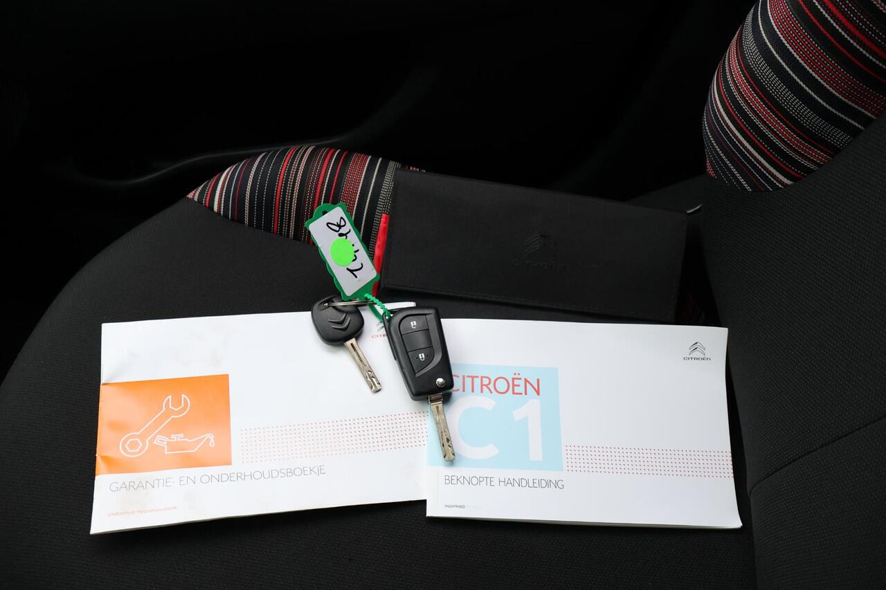 Citroen C1 1.0 VTi Feel 1e Eigenaar | Dealer Onderh | NL-Auto | BTW | Airco | Bluetooth | DAB | Led | Hill-Hold | Pack Comfort | Stuurbekrachtiging