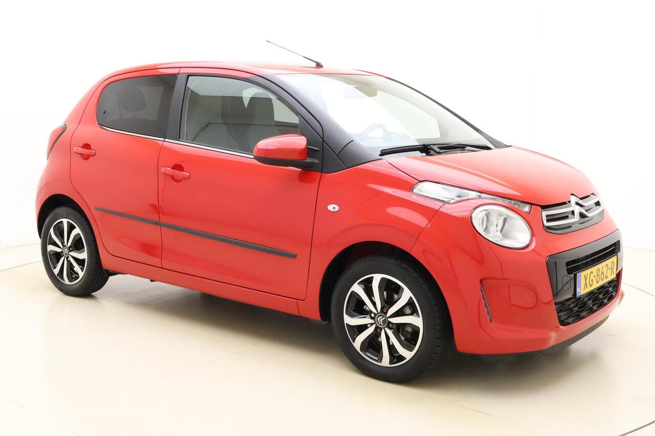 Citroen C1 1.0 VTi Shine 72 PK | Handgeschakeld | Navigatie | Touchscreen | Camera | Elektrische ramen | Licht metalen velgen | Airco | Climate Control | 1e eigenaar