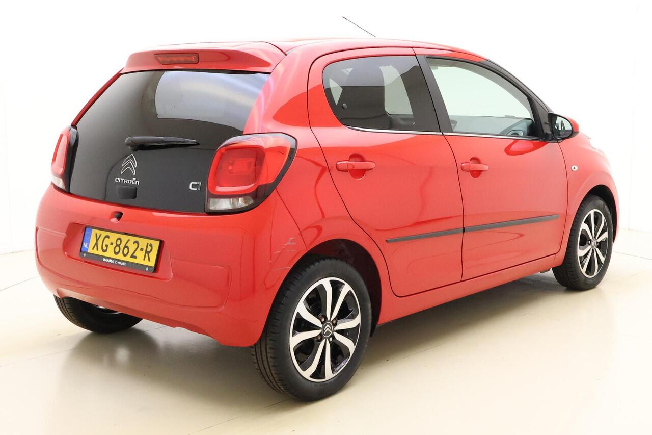 Citroen C1 1.0 VTi Shine 72 PK | Handgeschakeld | Navigatie | Touchscreen | Camera | Elektrische ramen | Licht metalen velgen | Airco | Climate Control | 1e eigenaar