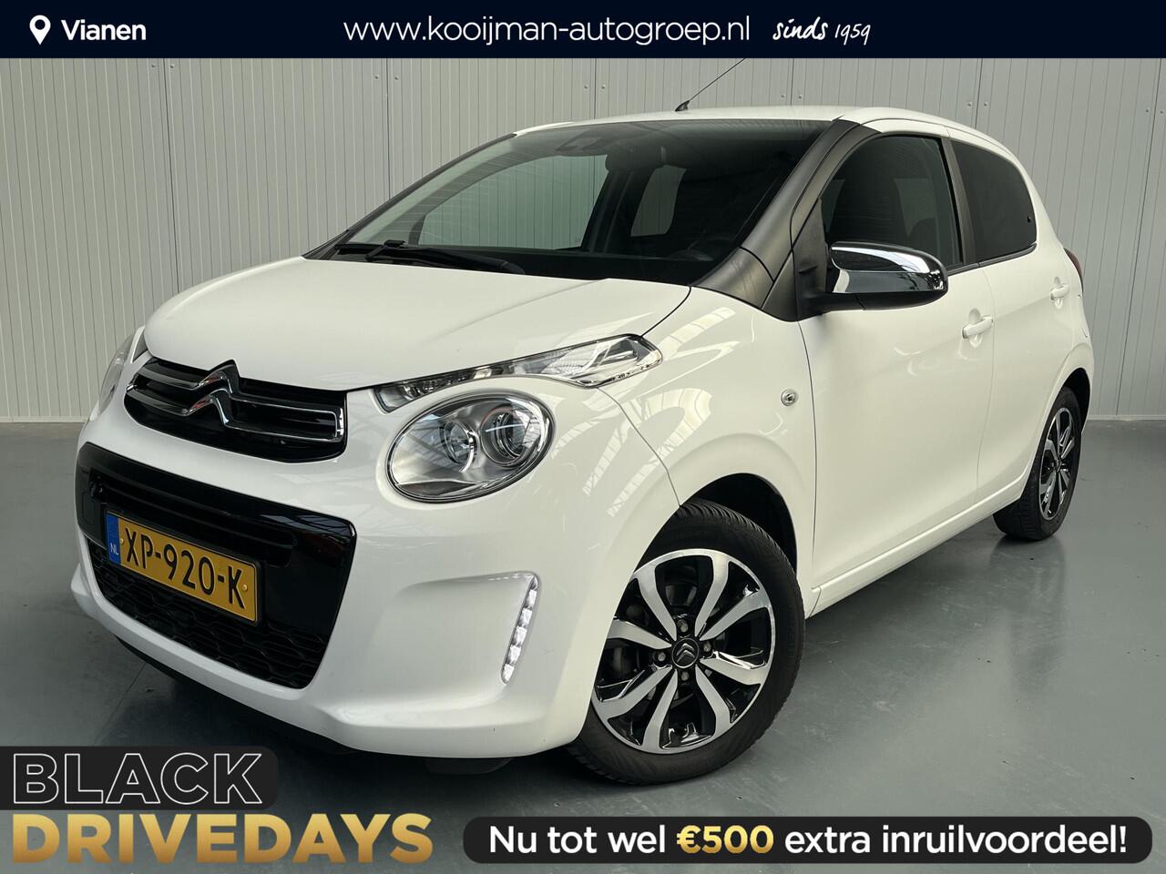 Citroen C1 1.0 VTi Shine , Stoelverwarming, Klimaat Controle, Achteruitrij Camera, Apple Carplay en Android Auto
