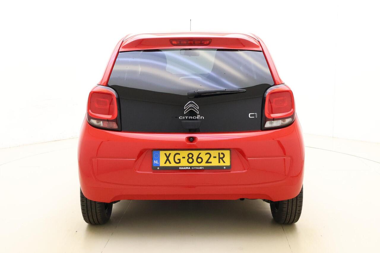 Citroen C1 1.0 VTi Shine 72 PK | Handgeschakeld | Navigatie | Touchscreen | Camera | Elektrische ramen | Licht metalen velgen | Airco | Climate Control | 1e eigenaar