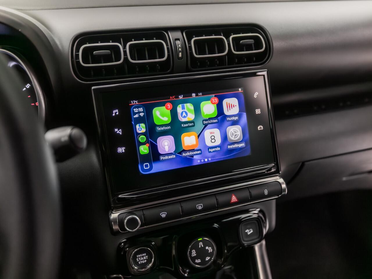 Citroen C3 Aircross 1.2 PureTech Max (APPLE CARPLAY, CAMERA, MODE KNOP, GROOT NAVI, GETINT GLAS, SPORTSTOELEN, CRUISE, PARKEERSENSOREN, LANE ASSIST, NIEUWSTAAT)