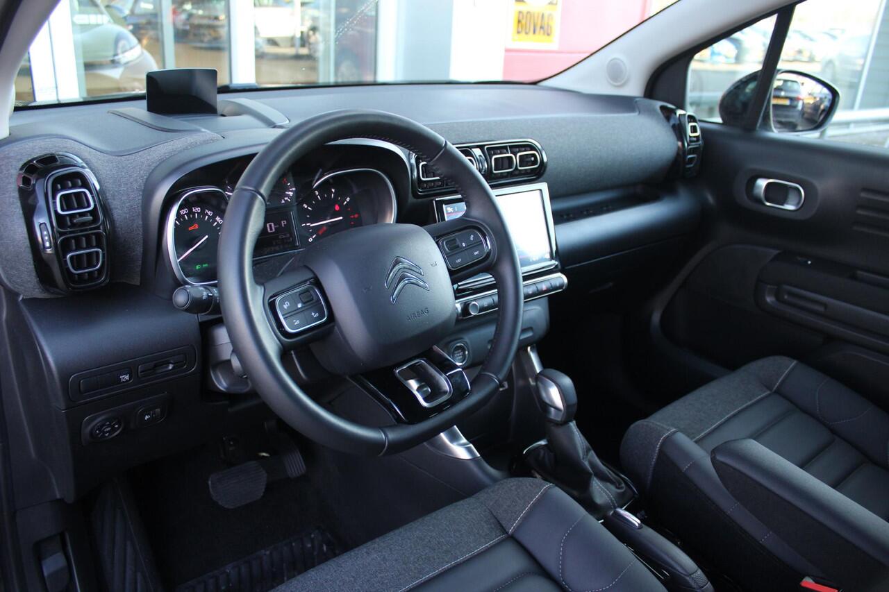 Citroen C3 Aircross 1.2 130PK AUTOMAAT MAX | HEAD UP DISPLAY | STOEL VERWARMING | LICHTMETALEN VELGEN 16" | KEYLESS ENTRY/START | PARKEERSENSOREN ACHTER | LED KOPLAMPEN | NAVIGATIE | APPLE CARPLAY/ANDROID AUTO | DAB+ RADIO | CLIMATE CONTROL | CRUISE CONTROL |