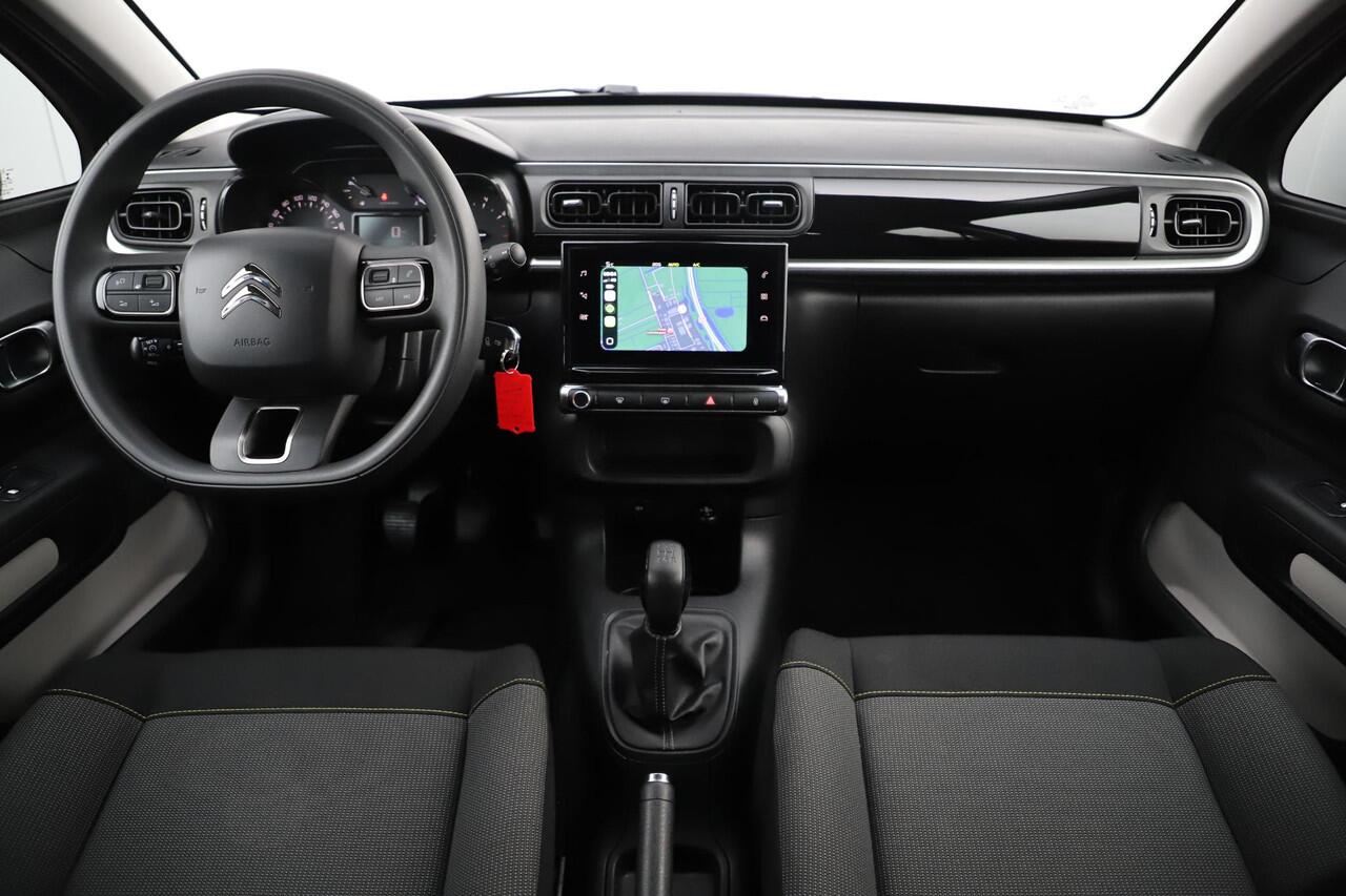 Citroen C3 1.2 PureTech Feel Navigatie Carplay Android Climate Cruise Control Rijstrooksensor Parkeersensor All-season banden!