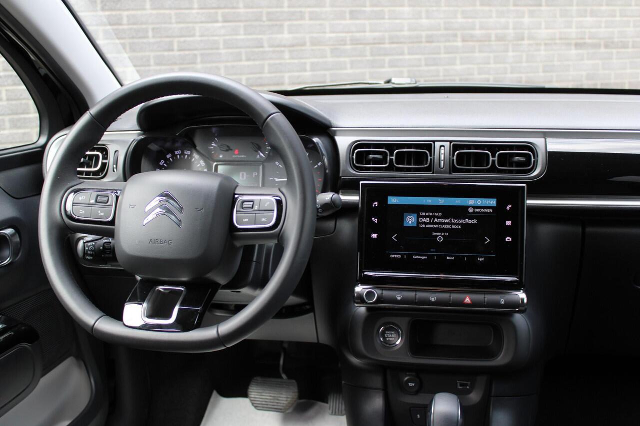 Citroen C3 1.2 PureTech Max 110pk, Automaat, Keyless Entry/Start, Airco, DAB, CruiseControl
