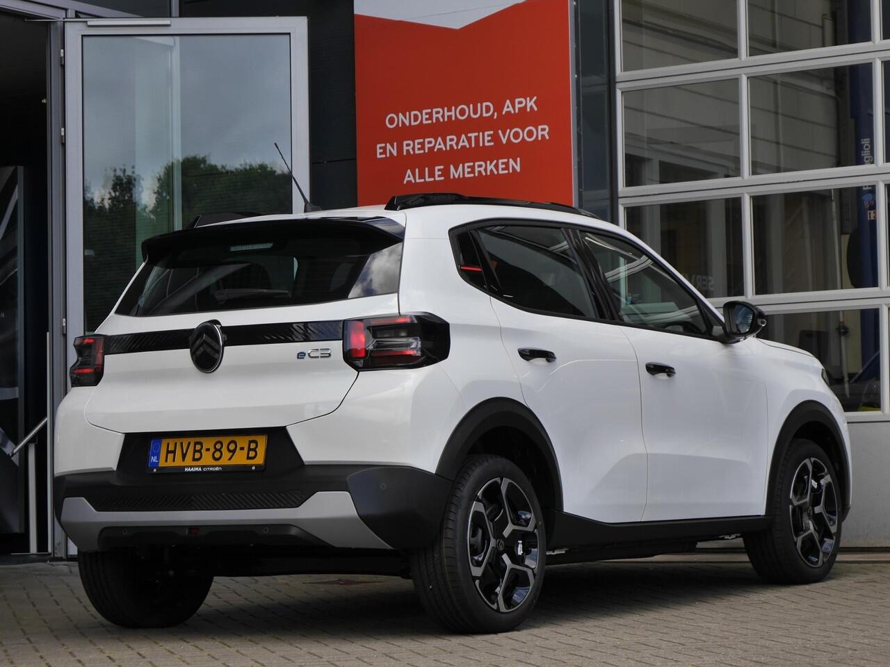 Citroen C3 Ë-C3 Plus 113pk 44 kWh |Demo| Comfort Vering | Parkeersensoren achter | Cruise control | Airco | Led verlichting | Wltp 320km