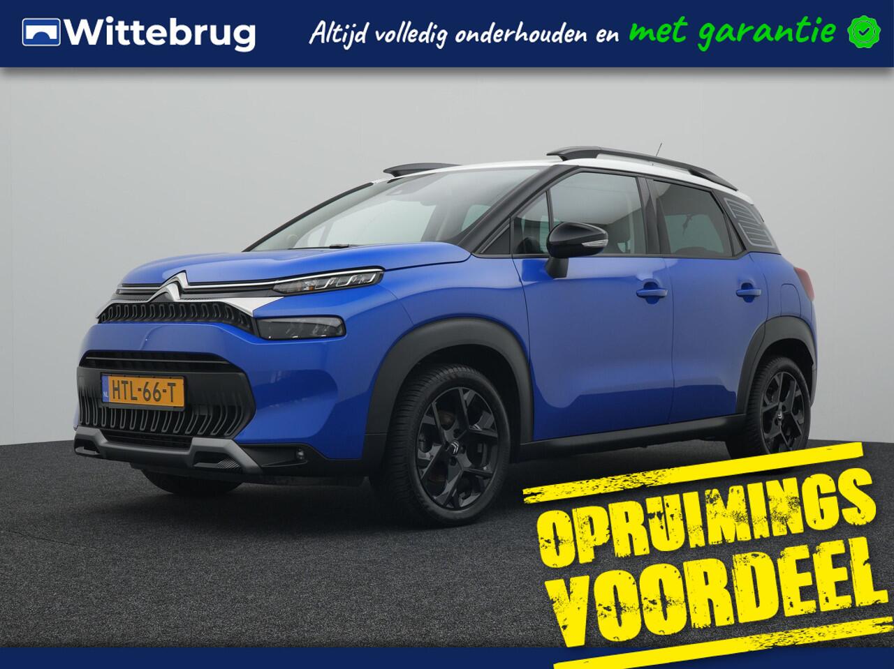 Citroen C3 Aircross 1.2 PureTech Shine Pack | Achteruitrijcamera | 17 inch lichtmetalen velgen | Donker getint glas achter | Keyless entry | UITVERKOOP!!!