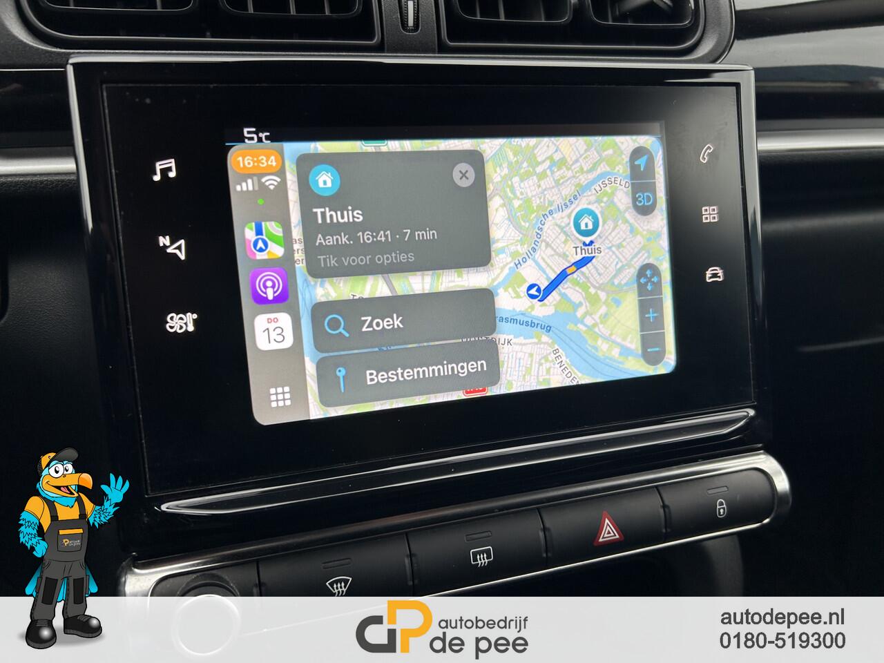 Citroen C3 1.2 PureTech S&S Feel Edition GARANTIE/CARPLAY/AIRCO/CRUISE/NAVI/PARKEERSENS./EL.RAMEN/TREKHAAK rijklaarprijs!