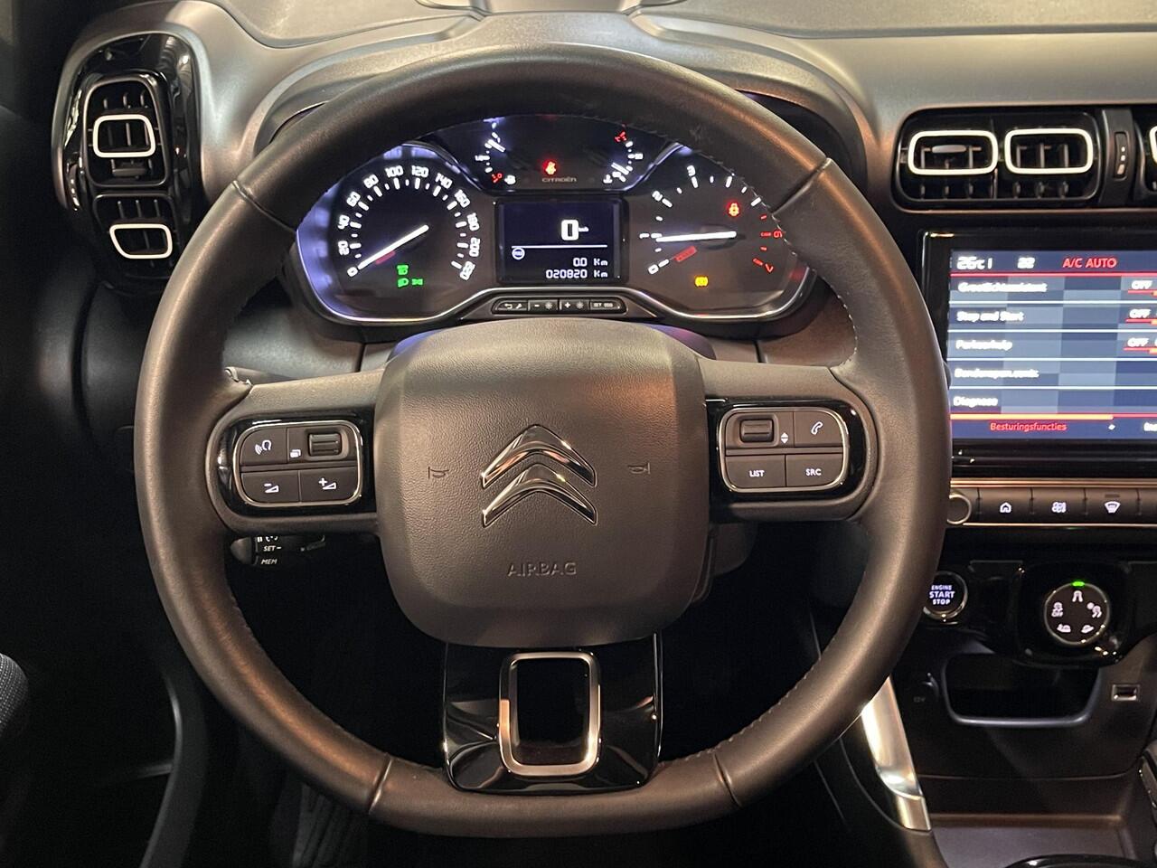 Citroen C3 Aircross 1.2 PureTech Plus 16"/Head-up/Keyless/Navigatie/Camera/Grip Control/Climate/Cruise/Apple Carplay & Android Auto