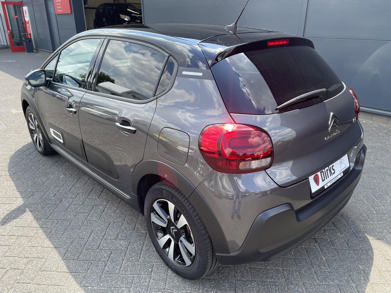 Citroen C3 110pk Max (Camera - Keyless Entry - LED - Apple Carplay - Navigatie - Automatische Airco - Parkeersensoren)