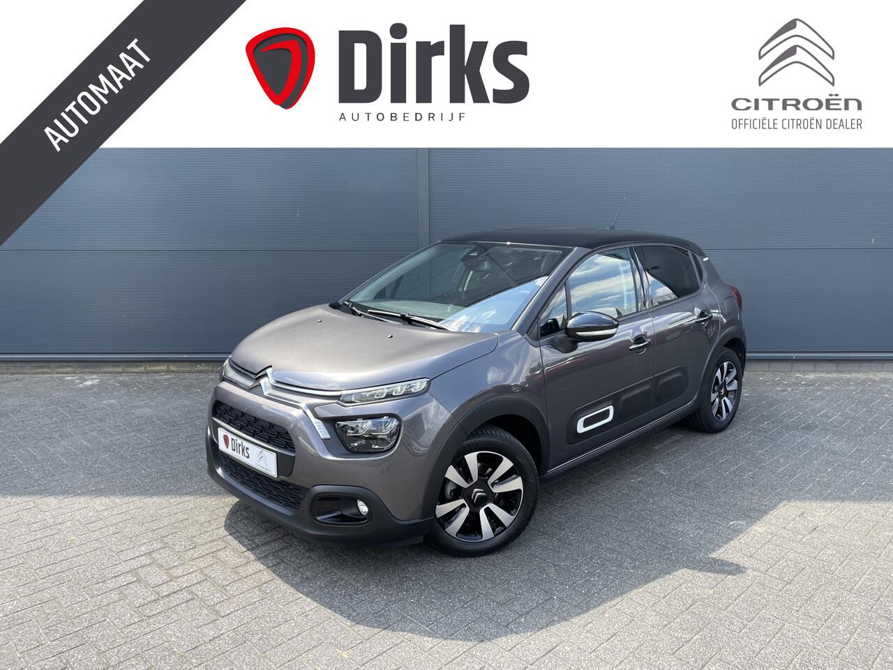 Citroen C3 110pk Max (Camera - Keyless Entry - LED - Apple Carplay - Navigatie - Automatische Airco - Parkeersensoren)