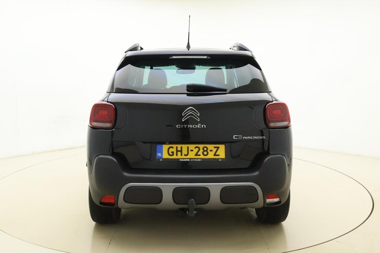 Citroen C3 Aircross 1.2 PureTech Shine Pack Business 130 PK | Automaat | Lederen bekleding | Stoelverwarming | Trekhaak | Camera | Navigatie | Mirror Screen | 1e eigenaar