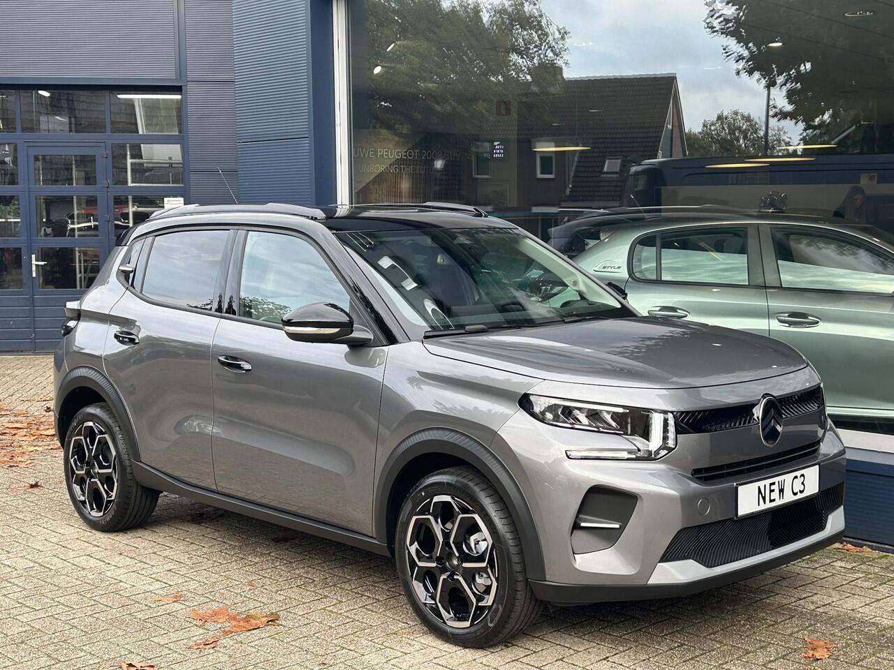Citroen C3 1.2 Turbo 100pk Max | ¤ 3.000 VOORRAAD VOORDEEL | Nieuwe Auto | Navigatie | Parkeer Camera + Sensoren achterzijde | Lichtmetalen Velgen | Hoge zitpositie | LED Verlichting | Climate control | Cruise control | DAB+ Radio |