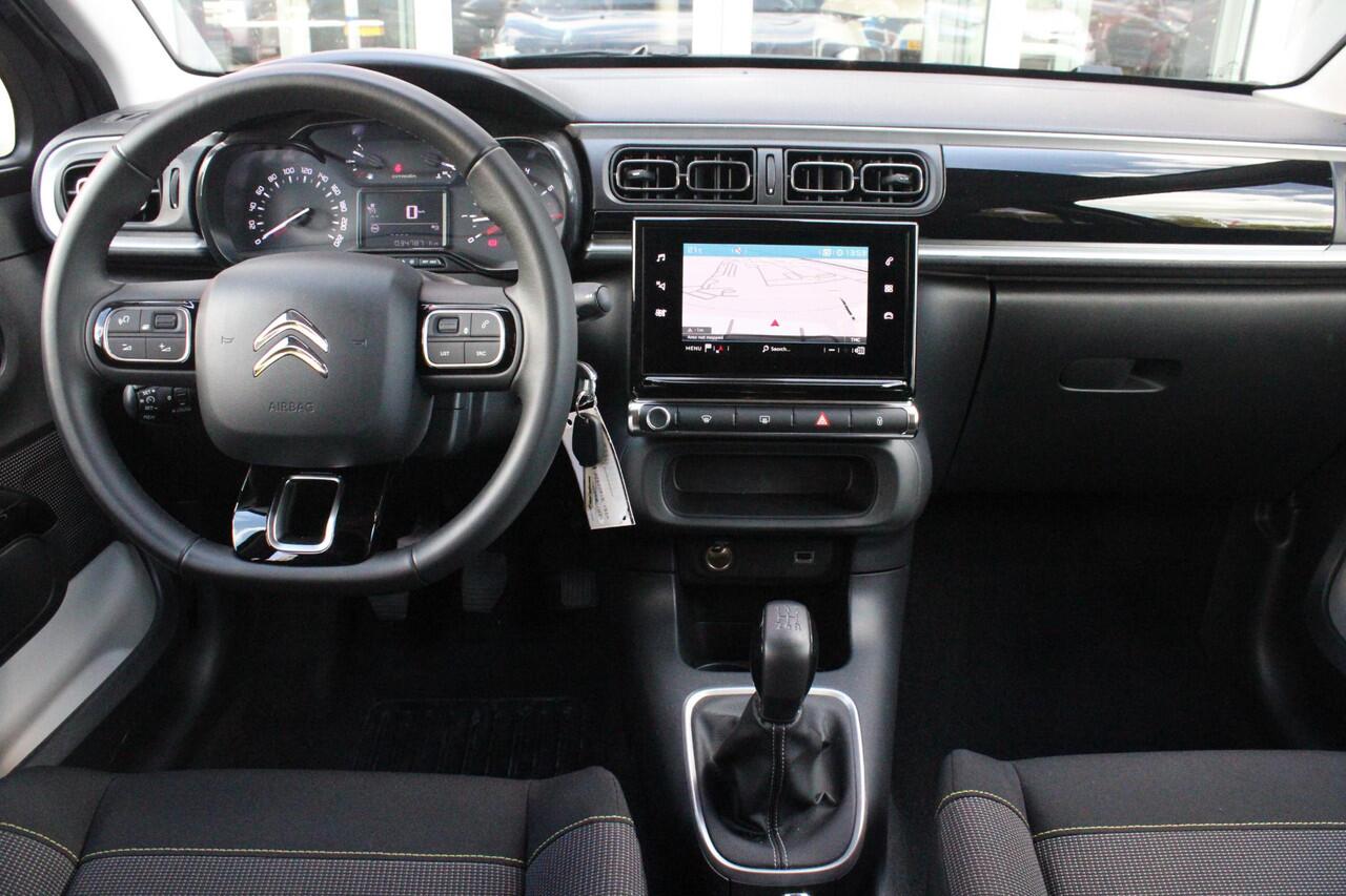 Citroen C3 1.2 82PK MAX | NAVIGATIE | ACHTERUITRIJ CAMERA | CLIMATE CONTROL | CRUISE CONTROL | APPLE CARPLAY/ANDROID AUTO | LICHTMETALEN VELGEN 16" | DAB+ RADIO | REGEN/LICHT SENSOR |