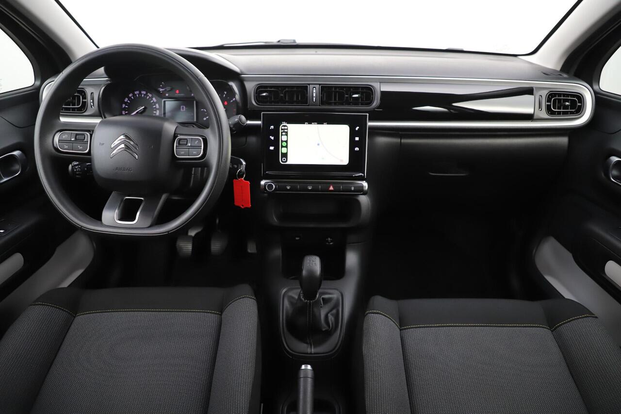 Citroen C3 1.2 PureTech Feel Carplay Android Navigatie Climate Cruise Control Rijstrooksensor Parkeersensor All-season banden!