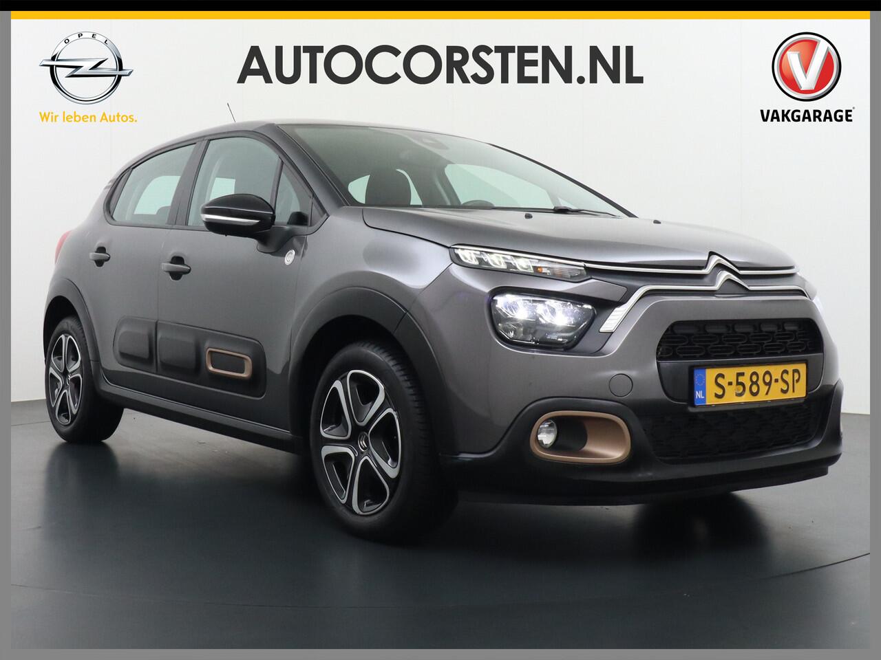 Citroen C3 1.2I Navi Ecc Apple Carplay Android Auto Cruise Control C-Series 16"lm Regensensor Spoorassistent ldws Bluetooth Pack Safety Lmv Origin. NLse auto ¤ 24.000 nieuw! 1e Eigenaar